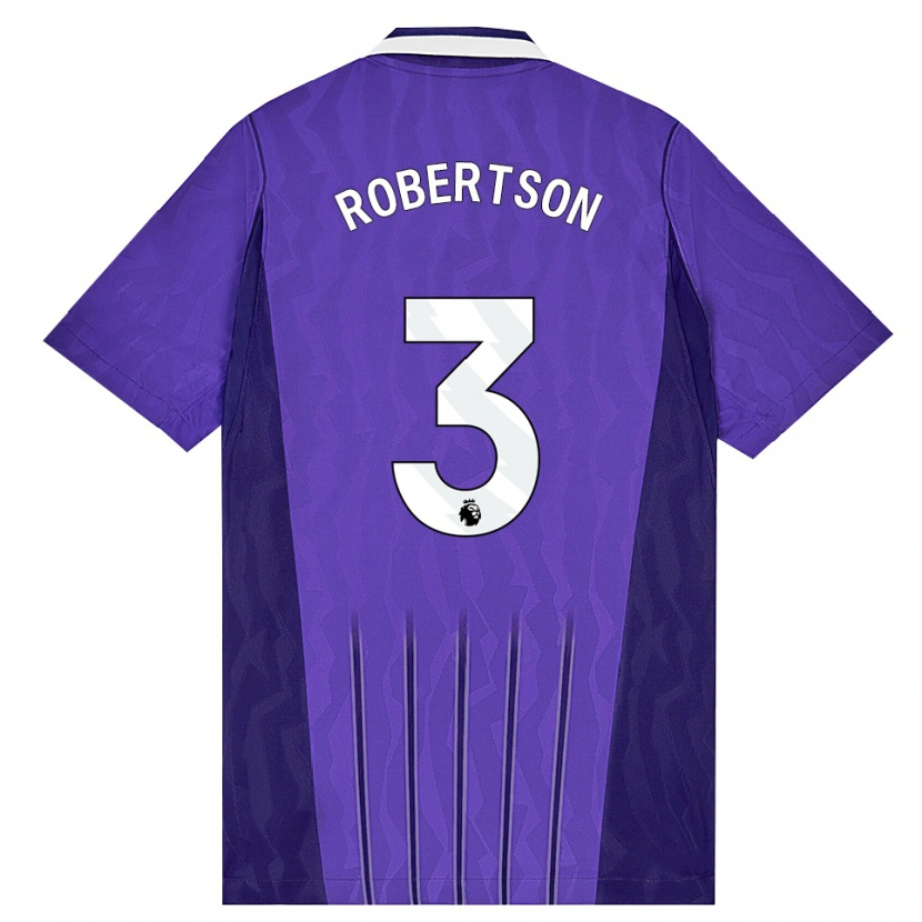 Danxen Kid Andrew Robertson #3 Purple White Third Jersey 2026/27 T-Shirt