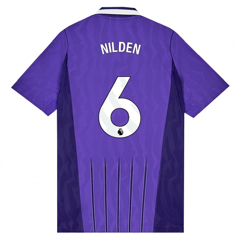 Danxen Kid Amanda Nildén #6 Purple White Third Jersey 2026/27 T-Shirt