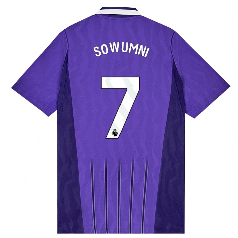Danxen Kid Elisha Sowunmi #7 Purple White Third Jersey 2026/27 T-Shirt
