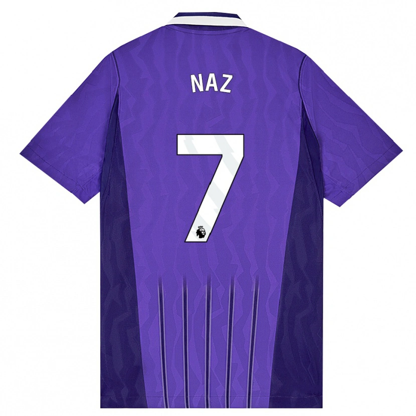 Danxen Kid Jessica Naz #7 Purple White Third Jersey 2026/27 T-Shirt
