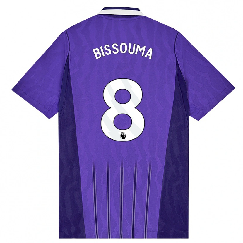 Danxen Kid Yves Bissouma #8 Purple White Third Jersey 2026/27 T-Shirt