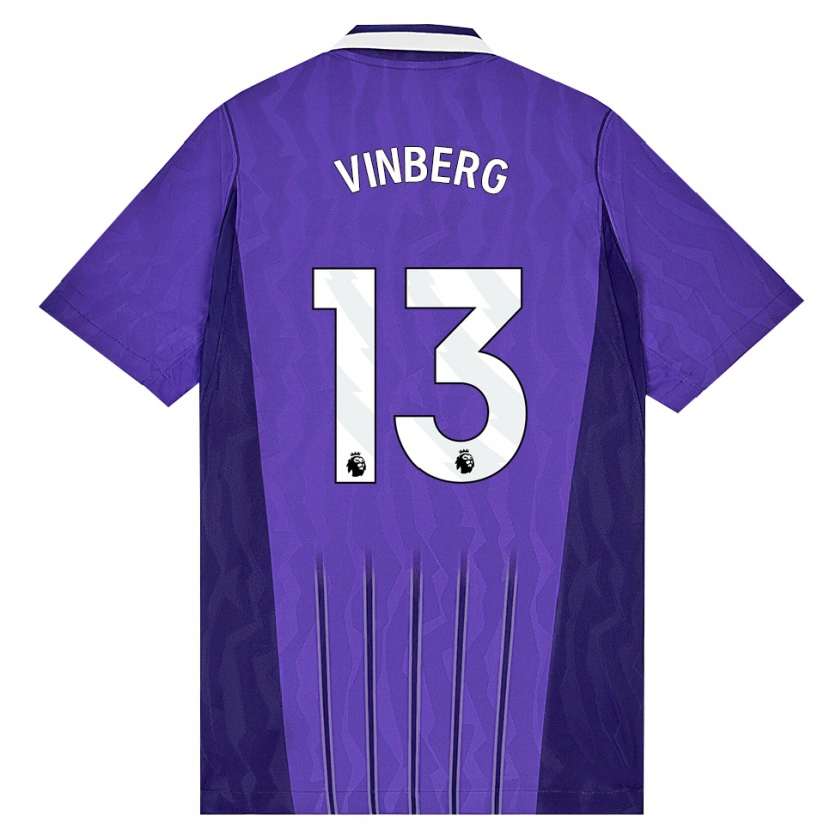 Danxen Kid Matilda Vinberg #13 Purple White Third Jersey 2026/27 T-Shirt