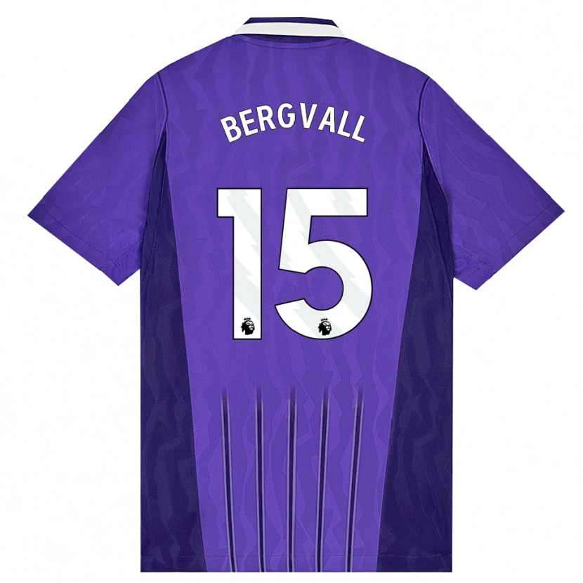 Danxen Kid Lucas Bergvall #15 Purple White Third Jersey 2026/27 T-Shirt