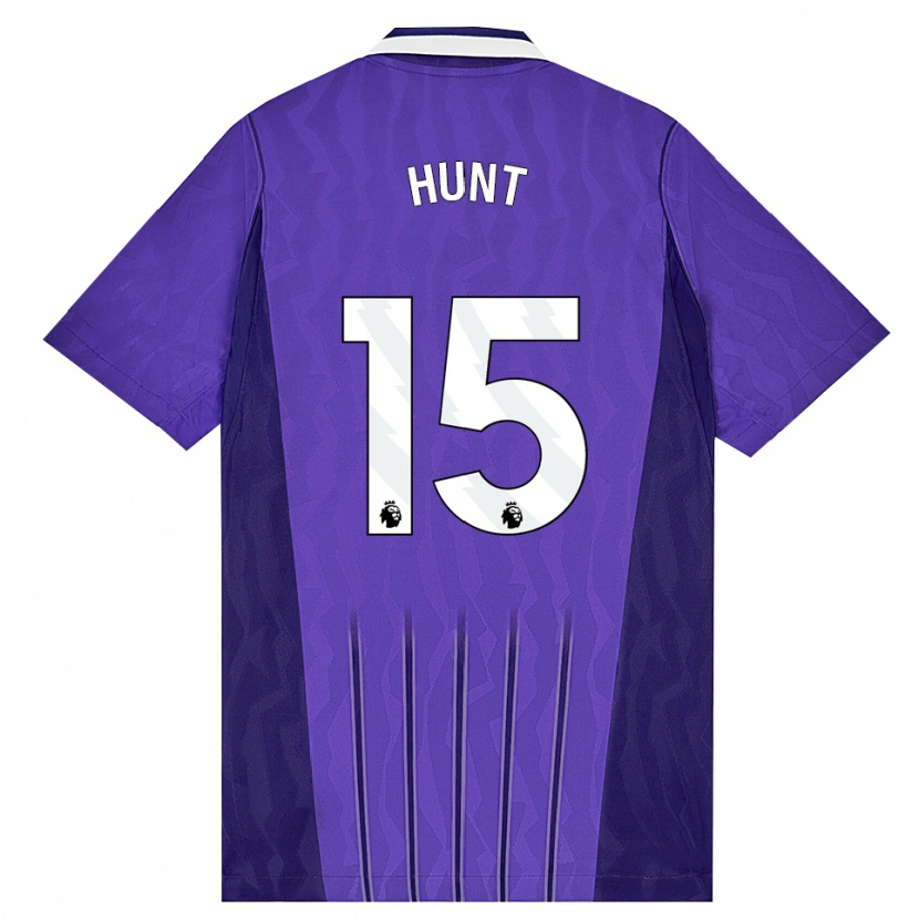 Danxen Kid Clare Hunt #15 Purple White Third Jersey 2026/27 T-Shirt