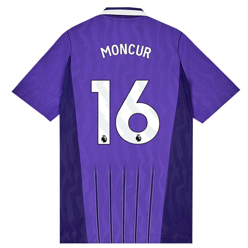 Danxen Kid Ronny Moncur #16 Purple White Third Jersey 2026/27 T-Shirt