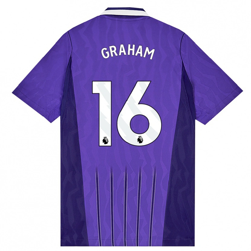 Danxen Kid Kit Graham #16 Purple White Third Jersey 2026/27 T-Shirt