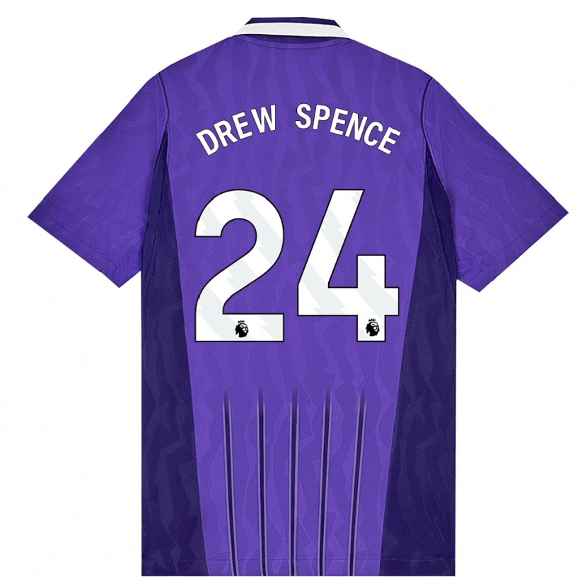 Danxen Kid Drew Spence #24 Purple White Third Jersey 2026/27 T-Shirt
