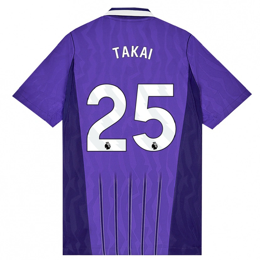 Danxen Kid Kota Takai #25 Purple White Third Jersey 2026/27 T-Shirt