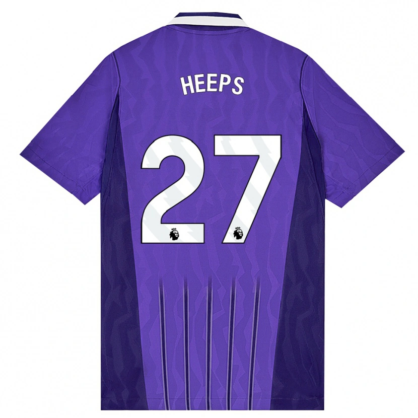 Danxen Kid Eleanor Heeps #27 Purple White Third Jersey 2026/27 T-Shirt
