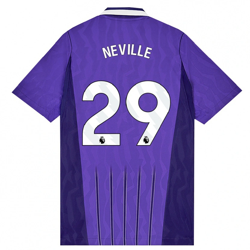 Danxen Kid Ashleigh Neville #29 Purple White Third Jersey 2026/27 T-Shirt