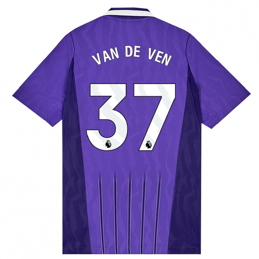 Danxen Kid Micky Van De Ven #37 Purple White Third Jersey 2026/27 T-Shirt
