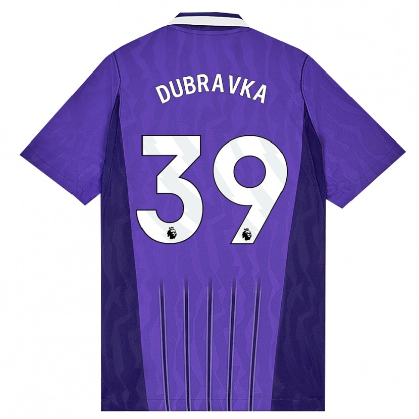 Danxen Kid Martin Dúbravka #39 Purple White Third Jersey 2026/27 T-Shirt