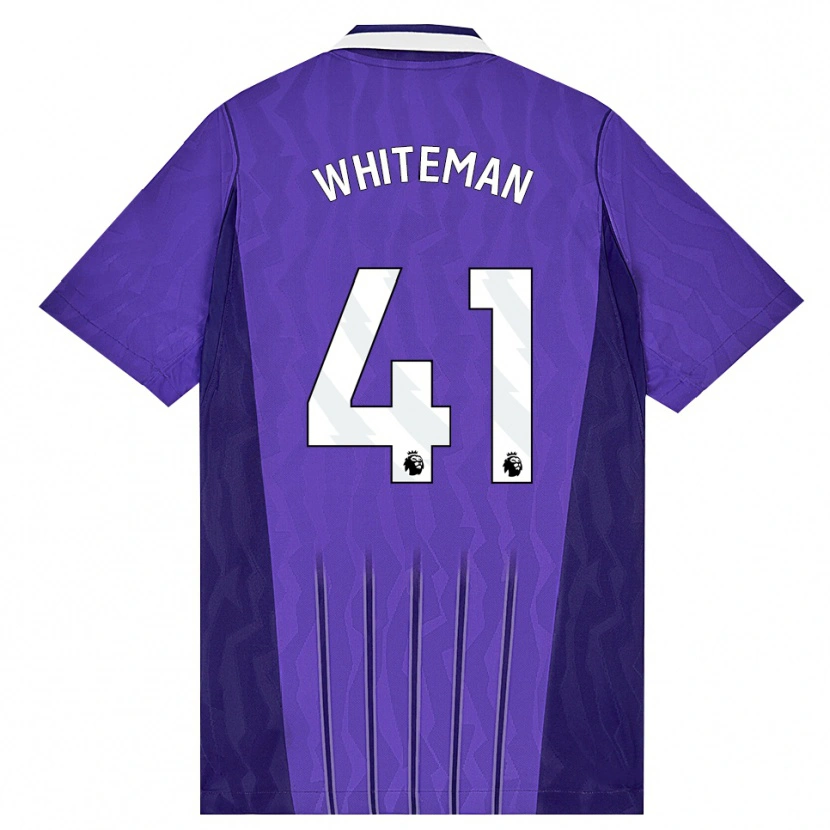 Danxen Kid Alfie Whiteman #41 Purple White Third Jersey 2026/27 T-Shirt
