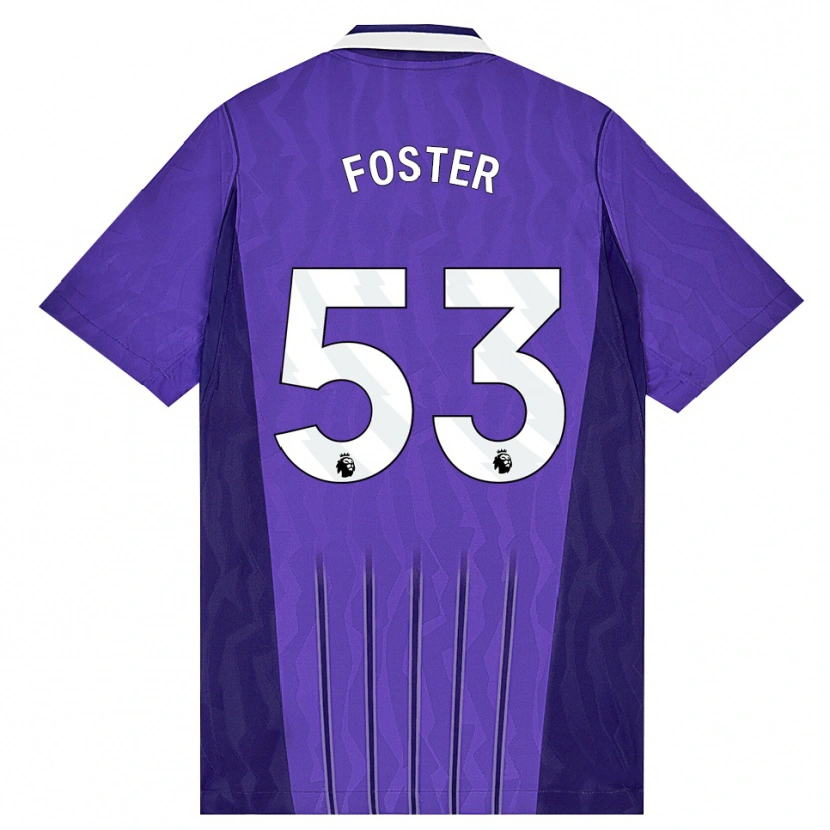 Danxen Kid Brooklyn Lyons Foster #53 Purple White Third Jersey 2026/27 T-Shirt