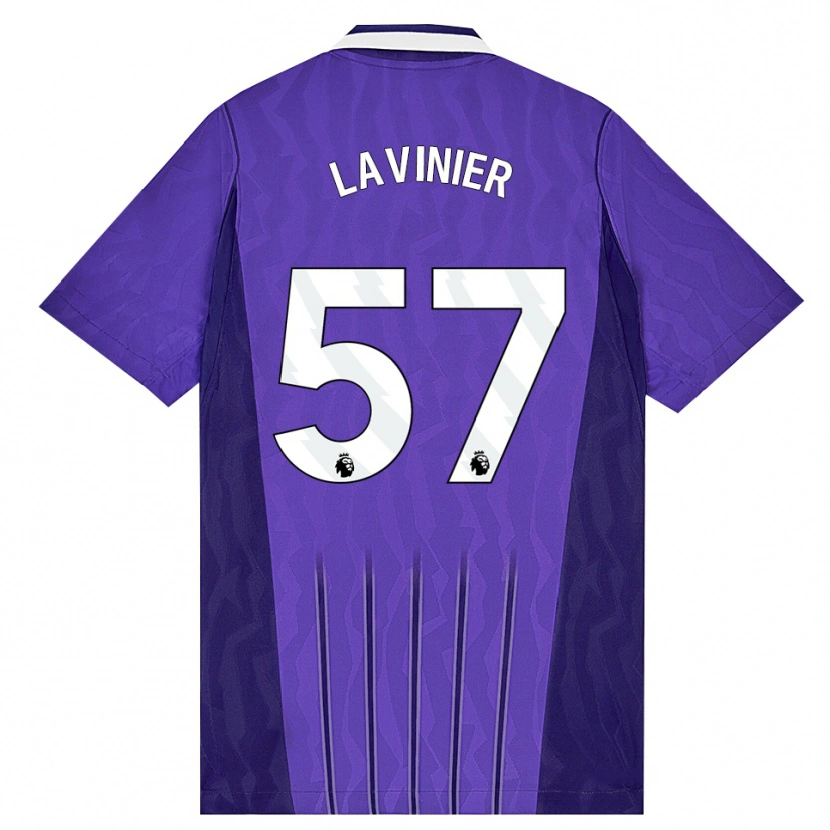 Danxen Kid Marcel Lavinier #57 Purple White Third Jersey 2026/27 T-Shirt