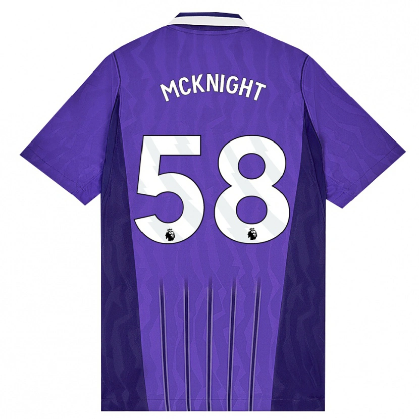 Danxen Kid Maxwell Mcknight #58 Purple White Third Jersey 2026/27 T-Shirt