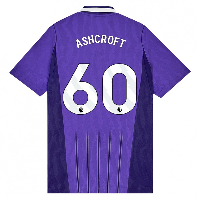 Danxen Kid Tyrell Ashcroft #60 Purple White Third Jersey 2026/27 T-Shirt