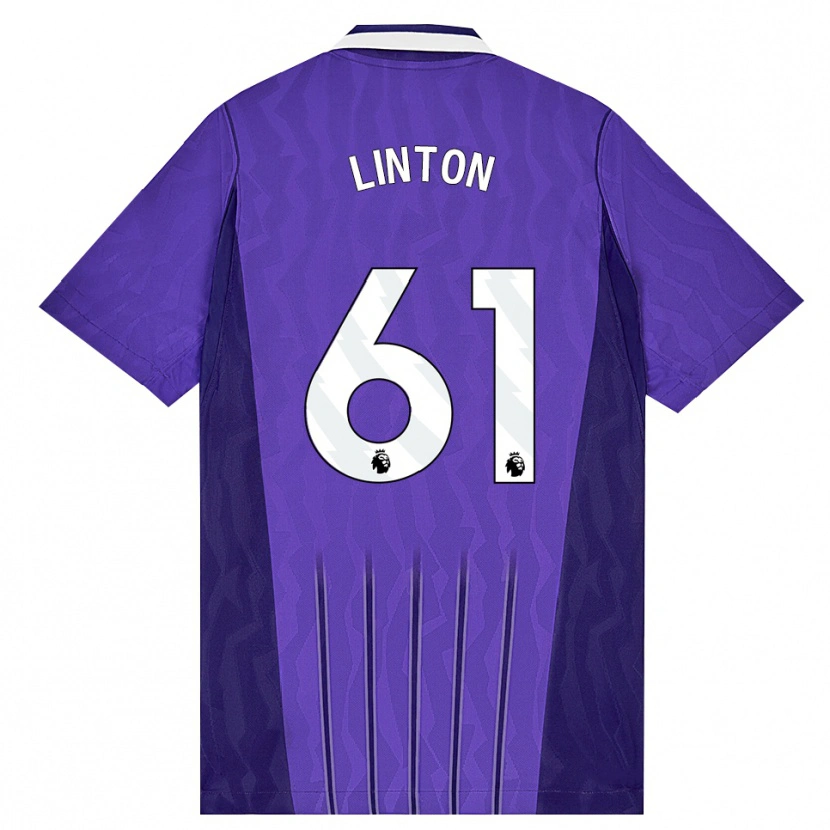 Danxen Kid Jahziah Linton #61 Purple White Third Jersey 2026/27 T-Shirt