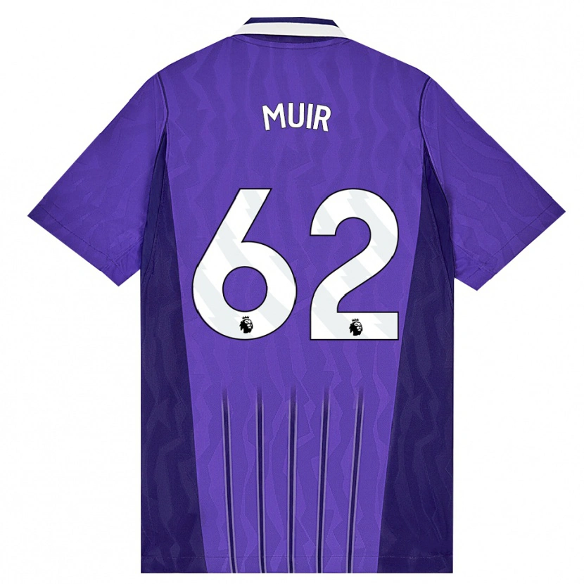 Danxen Kid Marqes Muir #62 Purple White Third Jersey 2026/27 T-Shirt