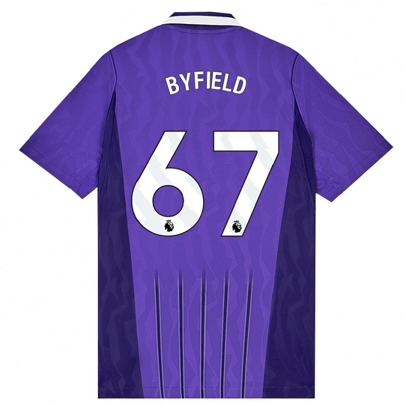 Danxen Kid Jun'ai Byfield #67 Purple White Third Jersey 2026/27 T-Shirt