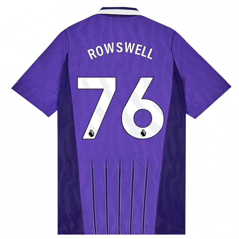 Danxen Kid James Rowswell #76 Purple White Third Jersey 2026/27 T-Shirt