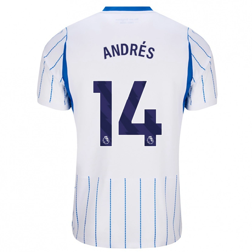 Danxen Kid Chema Andrés #14 Dodger Blue White Away Jersey 2026/27 T-Shirt