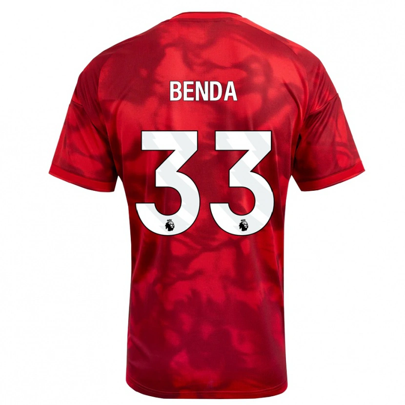 Danxen Kid Steven Benda #33 Crimson White Home Jersey 2026/27 T-Shirt