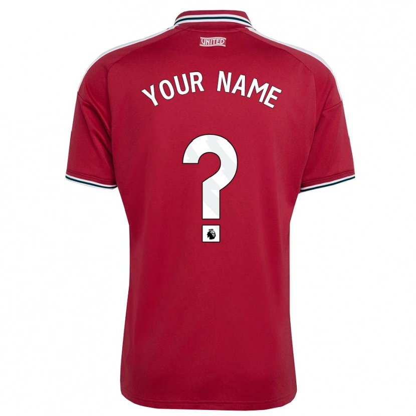 Danxen Men Your Name #0 Red Yellow White Home Jersey 2026/27 T-Shirt