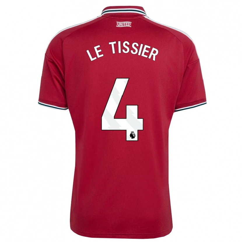 Danxen Men Maya Le Tissier #4 Red Yellow White Home Jersey 2026/27 T-Shirt