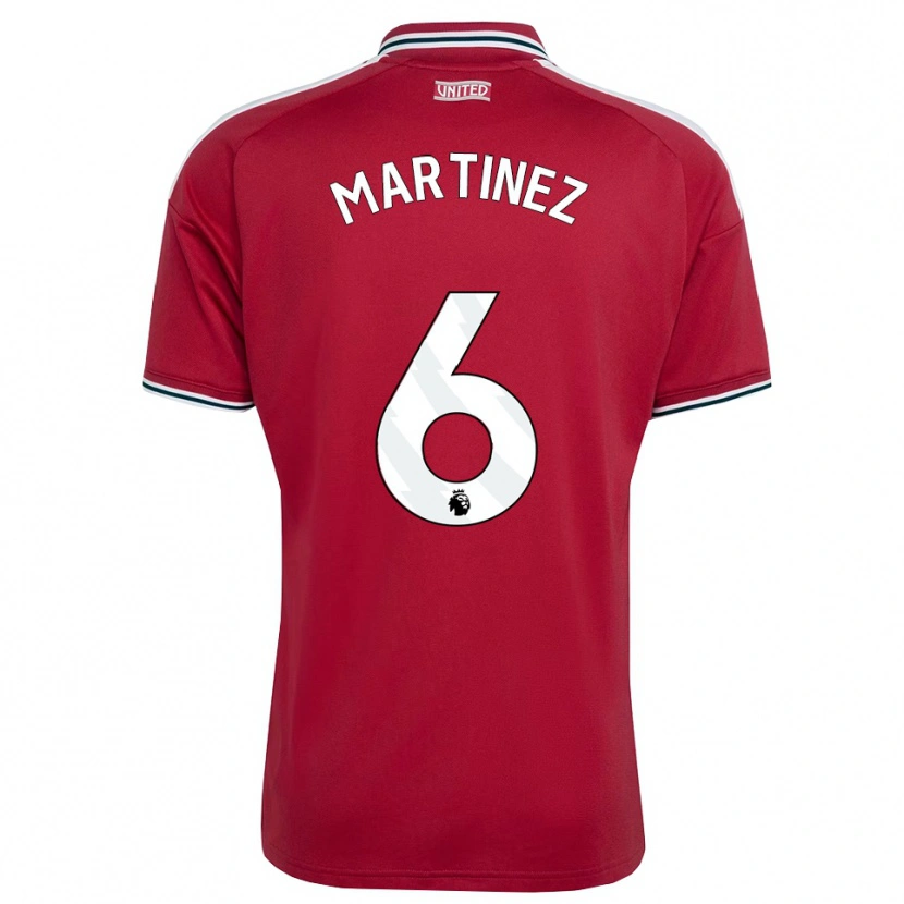 Danxen Men Lisandro Martínez #6 Red Yellow White Home Jersey 2026/27 T-Shirt