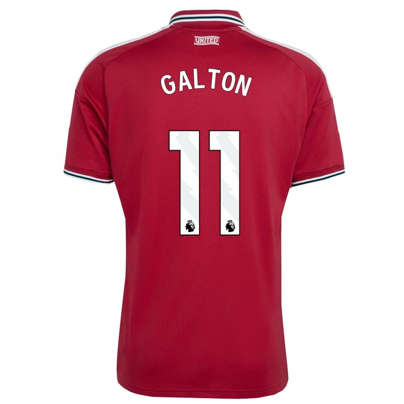 Danxen Men Leah Galton #11 Red Yellow White Home Jersey 2026/27 T-Shirt