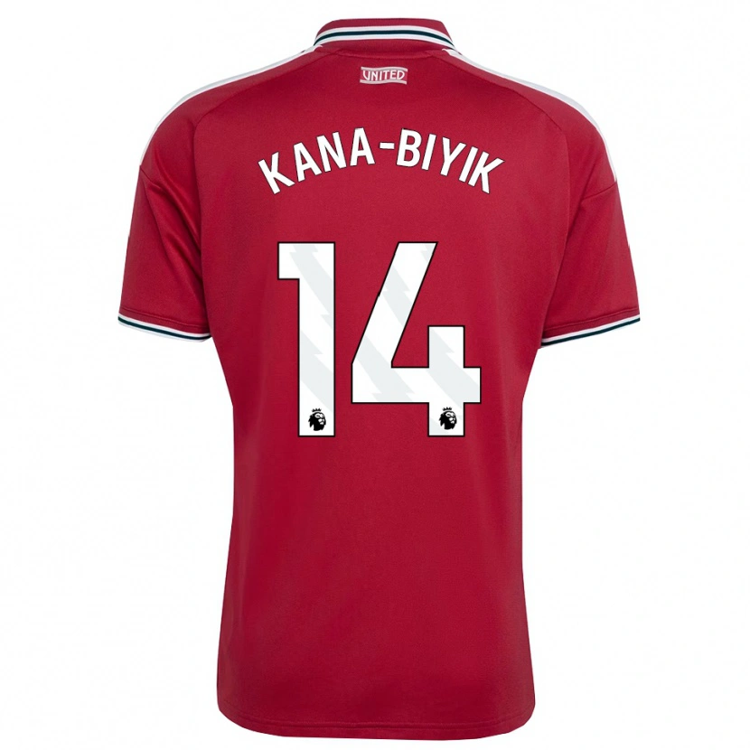 Danxen Men Enzo Kana-Biyik #14 Red Yellow White Home Jersey 2026/27 T-Shirt
