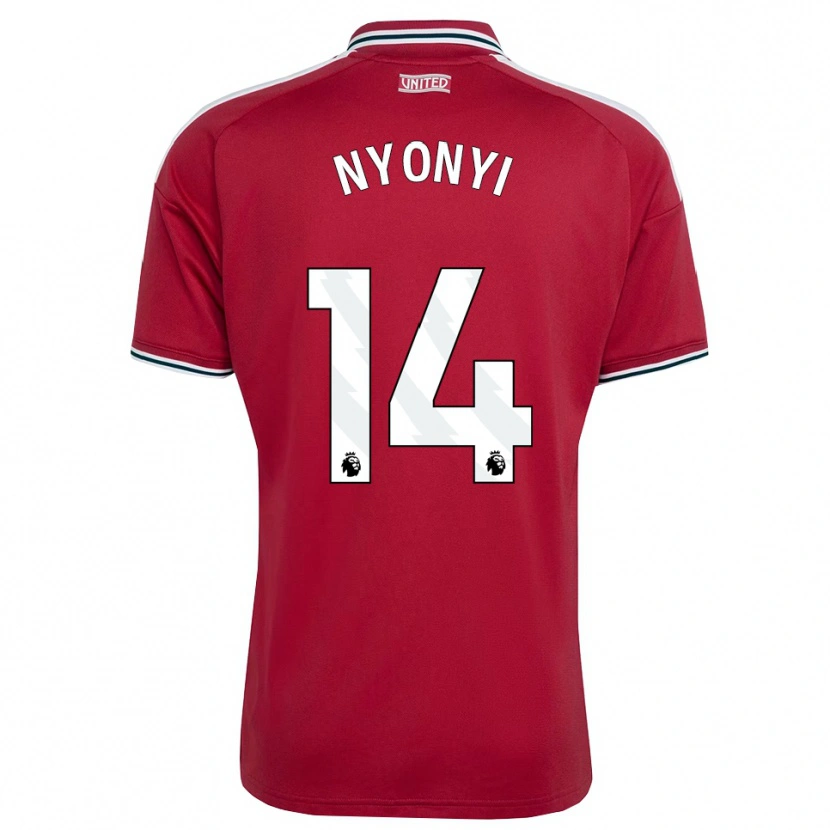 Danxen Men Brian Nyonyi #14 Red Yellow White Home Jersey 2026/27 T-Shirt