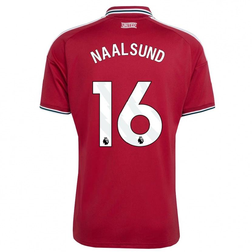 Danxen Men Lisa Naalsund #16 Red Yellow White Home Jersey 2026/27 T-Shirt