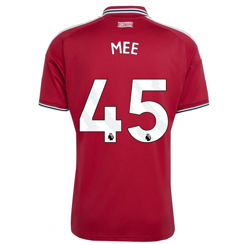 Danxen Men Dermot Mee #45 Red Yellow White Home Jersey 2026/27 T-Shirt