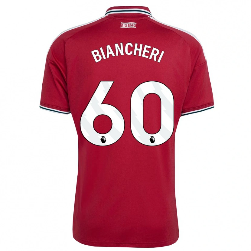 Danxen Men Gabriele Biancheri #60 Red Yellow White Home Jersey 2026/27 T-Shirt