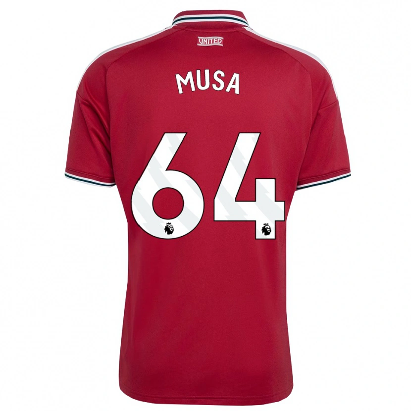 Danxen Men Victor Musa #64 Red Yellow White Home Jersey 2026/27 T-Shirt