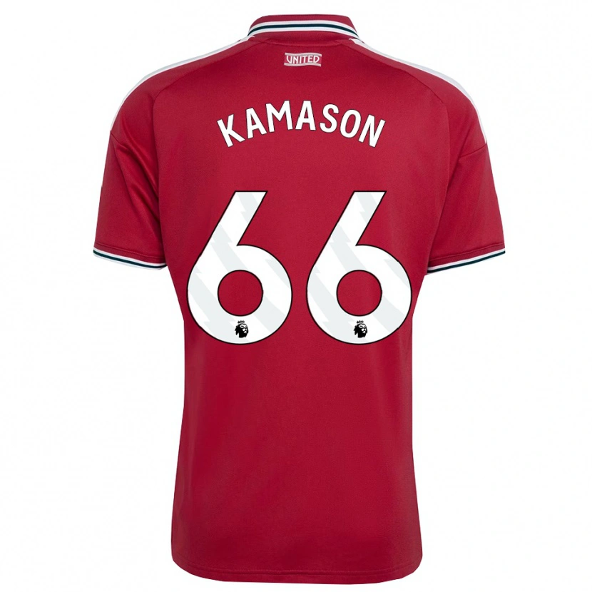 Danxen Men Jaydan Kamason #66 Red Yellow White Home Jersey 2026/27 T-Shirt