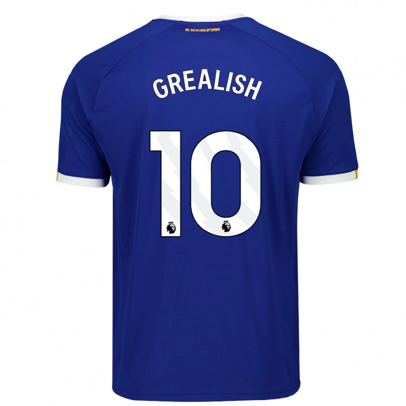 Danxen Men Jack Grealish #10 Blue White Yellow Home Jersey 2026/27 T-Shirt