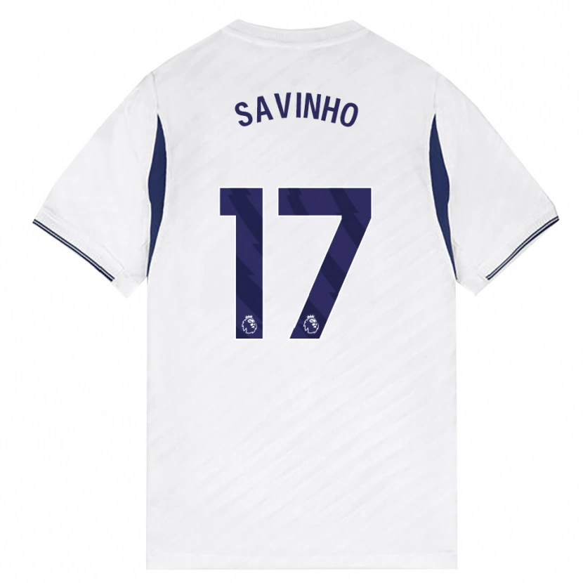 Danxen Men Sávio Moreira De Oliveira #17 White Red Purple Home Jersey 2026/27 T-Shirt