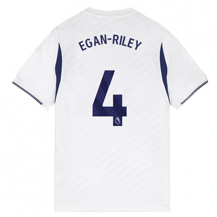 Danxen Men Roman Egan-Riley #4 White Red Purple Home Jersey 2026/27 T-Shirt