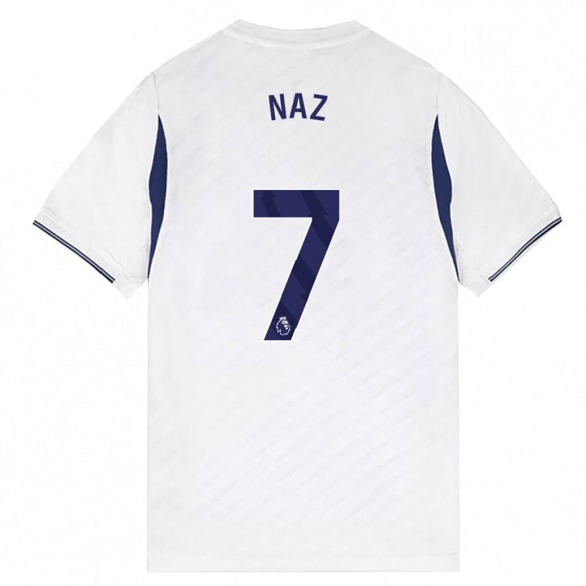 Danxen Men Jessica Naz #7 White Red Purple Home Jersey 2026/27 T-Shirt