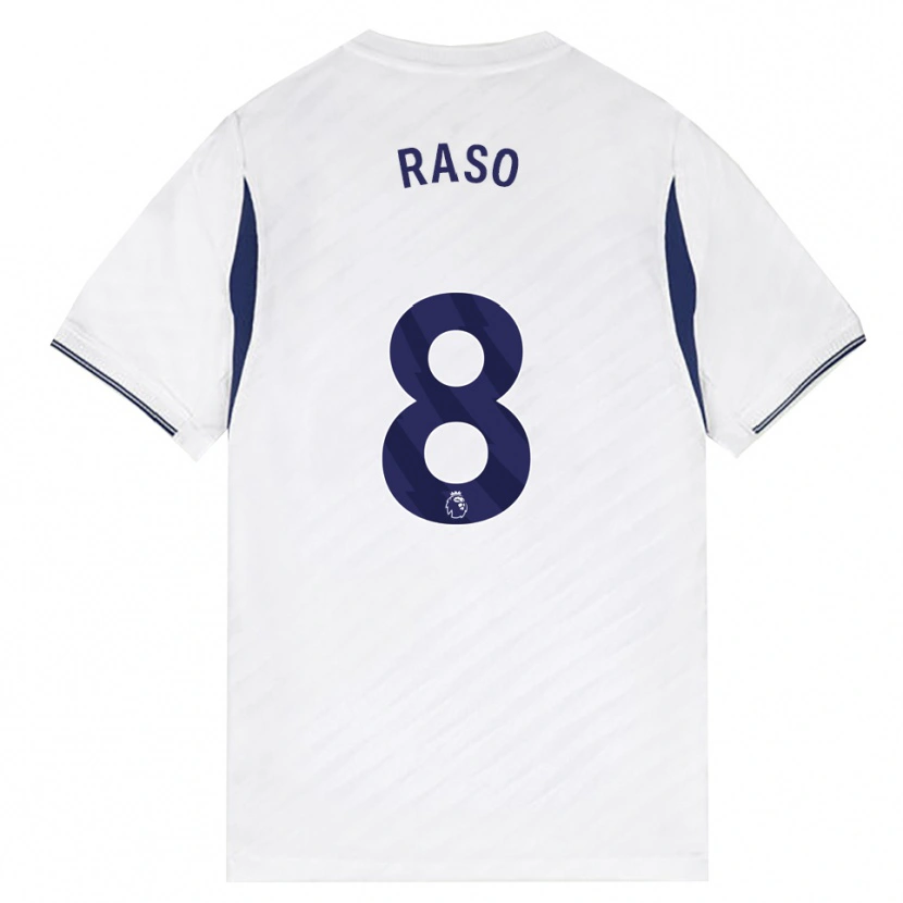 Danxen Men Hayley Raso #8 White Red Purple Home Jersey 2026/27 T-Shirt