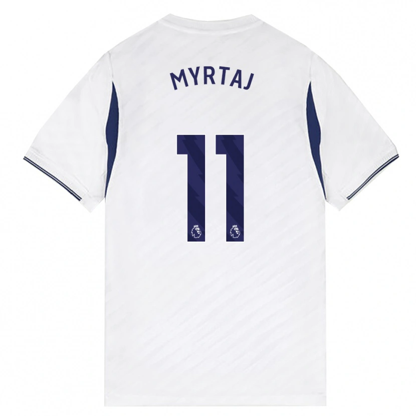 Danxen Men Leon Myrtaj #11 White Red Purple Home Jersey 2026/27 T-Shirt