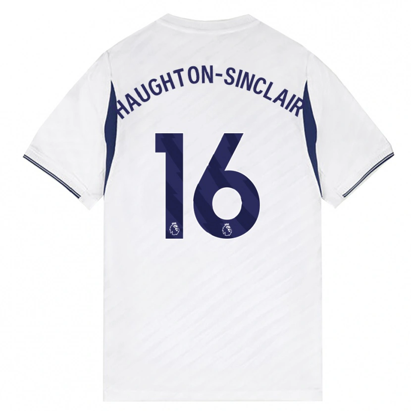 Danxen Men Ashiah Haughton-Sinclair #16 White Red Purple Home Jersey 2026/27 T-Shirt
