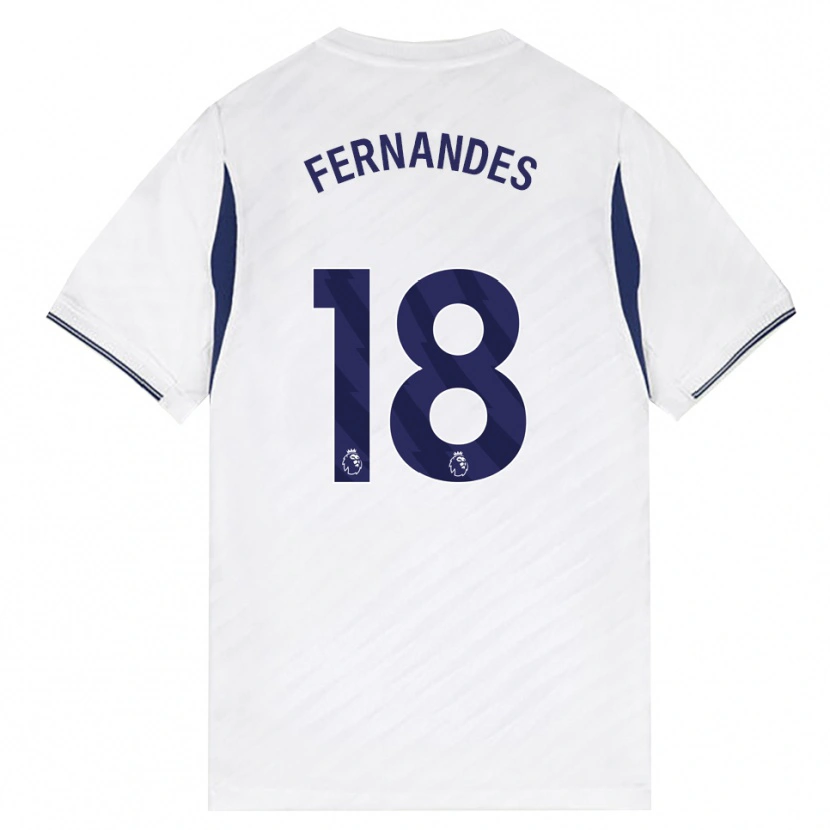Danxen Men Mateus Fernandes #18 White Red Purple Home Jersey 2026/27 T-Shirt