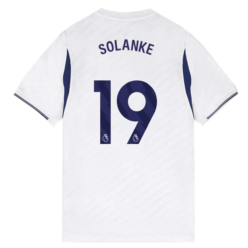 Danxen Men Dominic Solanke #19 White Red Purple Home Jersey 2026/27 T-Shirt