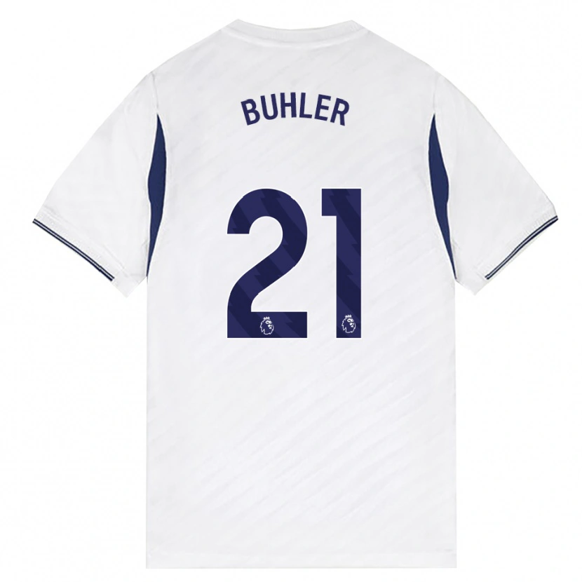 Danxen Men Luana Bühler #21 White Red Purple Home Jersey 2026/27 T-Shirt