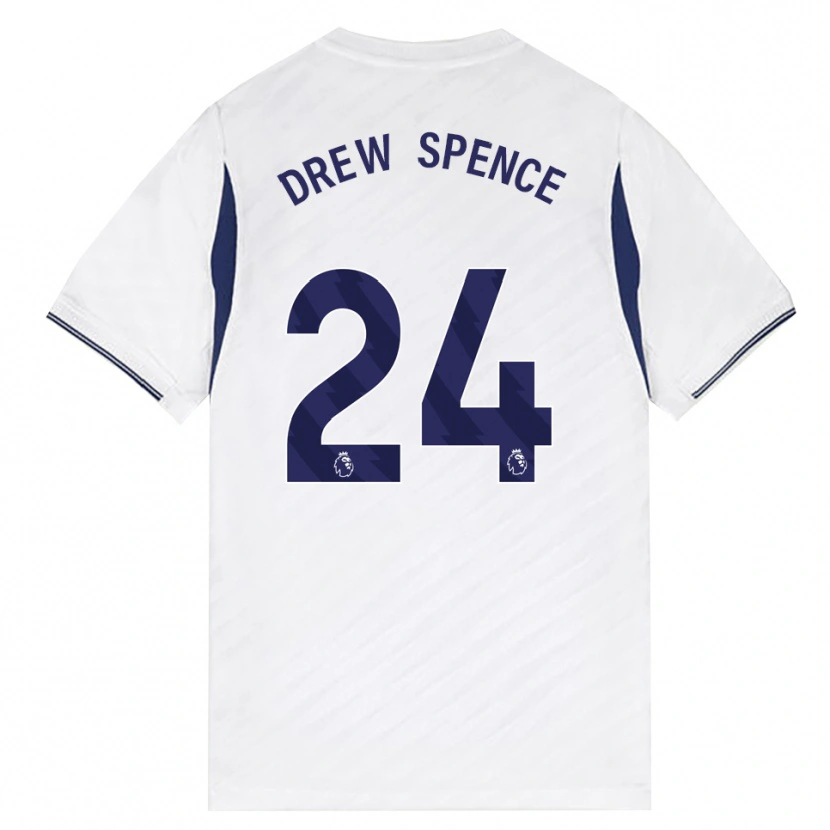 Danxen Men Drew Spence #24 White Red Purple Home Jersey 2026/27 T-Shirt