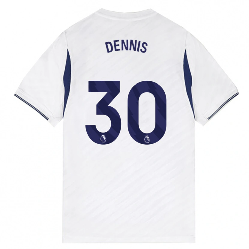 Danxen Men Araya Dennis #30 White Red Purple Home Jersey 2026/27 T-Shirt